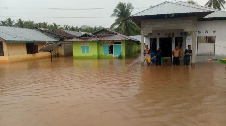 40 Rumah Warga dan Lahan Pertanian di Pohuwato Gorontalo Terendam Banjir