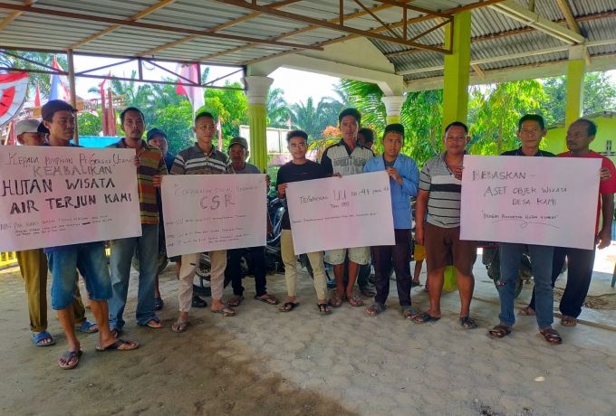 PT Gergas Utama Didemo Telah Merusak Hutan Wisata