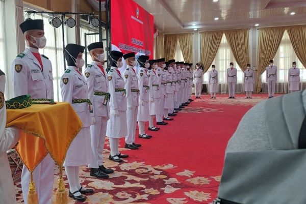 66 Personel Paskibraka Sumut Dikukuhkan, Ini Pesan Gubernur