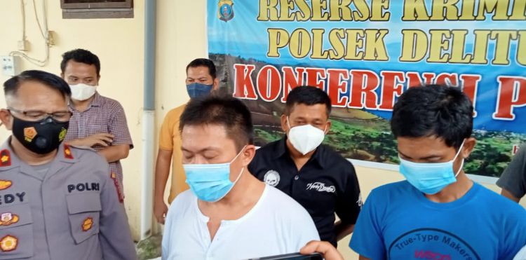 Polsek Deltua Tangkap 2 Pelaku Pembakaran Mobil