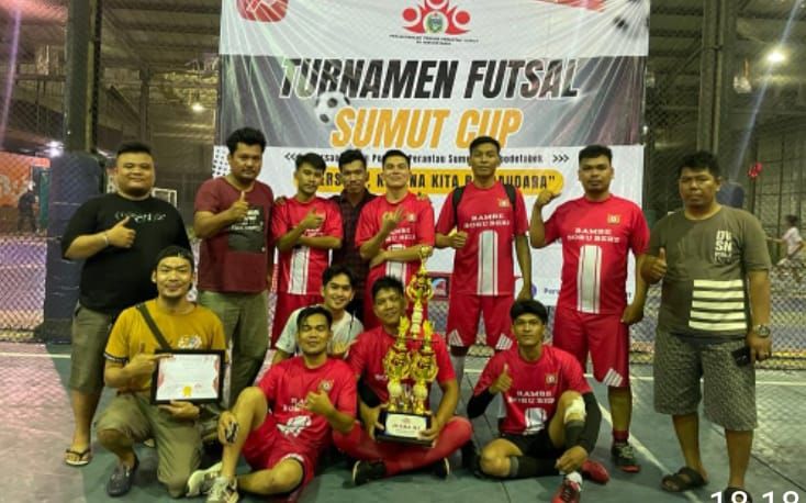 Keren!! Parsadaan Rambe Raih Juara Tiga Turnamen Futsal Sumut Cup 2023