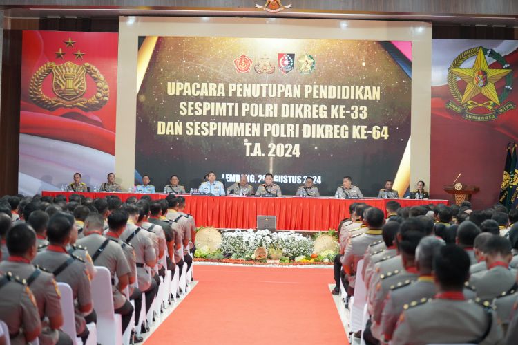 Lulusan Sespimti dan Sespimen 2024 Harus Jadi Ikon Kebhinekaan