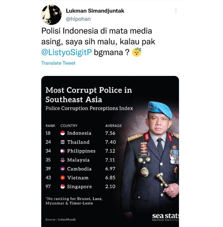 Polisi Baik Kasih Panggung, Yang Buruk Buang Aja