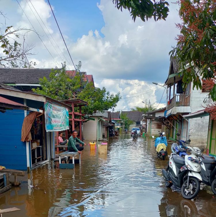 Banjir Masih Merendam Beberapa Pemukiman Warga Kabupaten Murung Raya