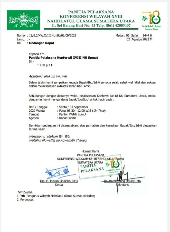 Konferwil NU Sumut Belum Pasti, Balon Ketua Kumpulkan PCNU di Prapat
