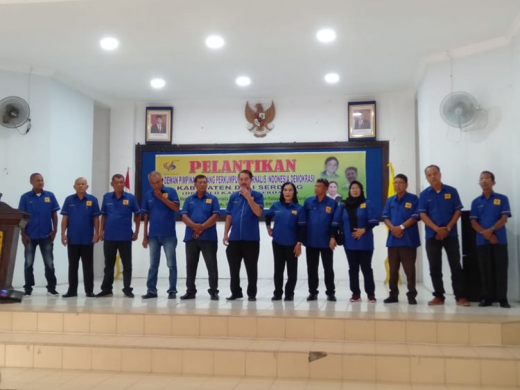 Fauzi Hasibuan Dilantik Sebagai Ketua PJID Deli Serdang Periode 2022 - 2025