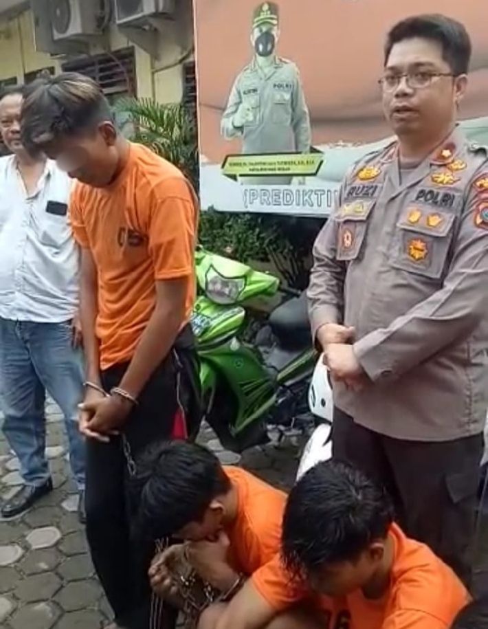 Polsek Medan Barat Tangkap Panglima dan Ketua Geng Motor