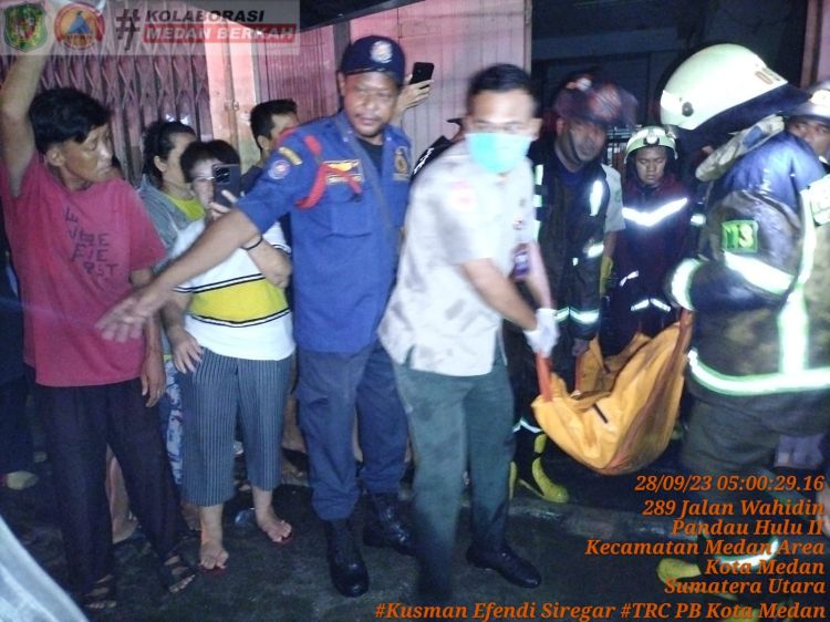 Ruko di Jalan Wahidin Terbakar, Satu Tewas