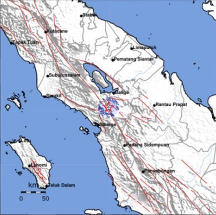 Gempa Bumi Tektonik Magnitudo 3,4 Dirasakan di Tarutung