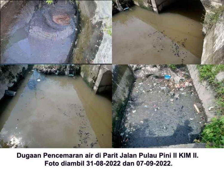 Tahunan Sungai Kera Tercemar,  Warga Laporkan Limbah dari KIM II
