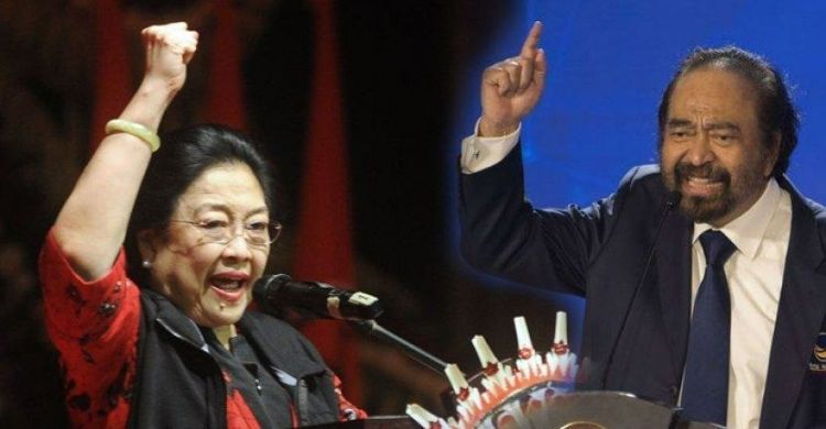 Seru Nih, Netizen  Nonton PDIP VS NasDem