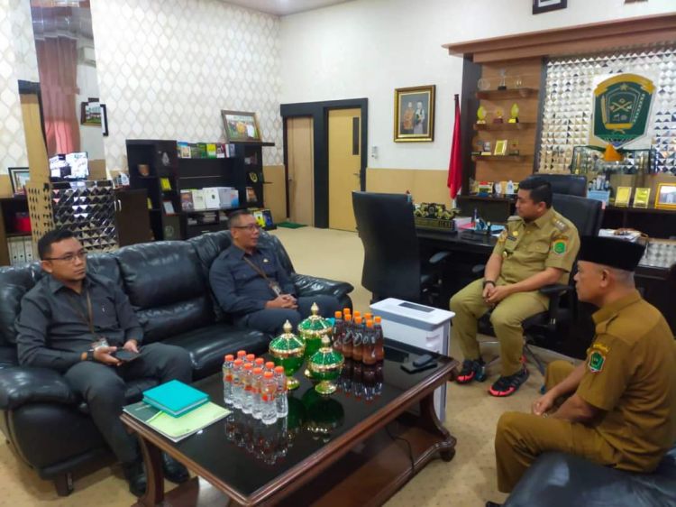 Bahas Rakorda Pendataan Regsosek, Bupati Sambut Audiensi BPS Labura
