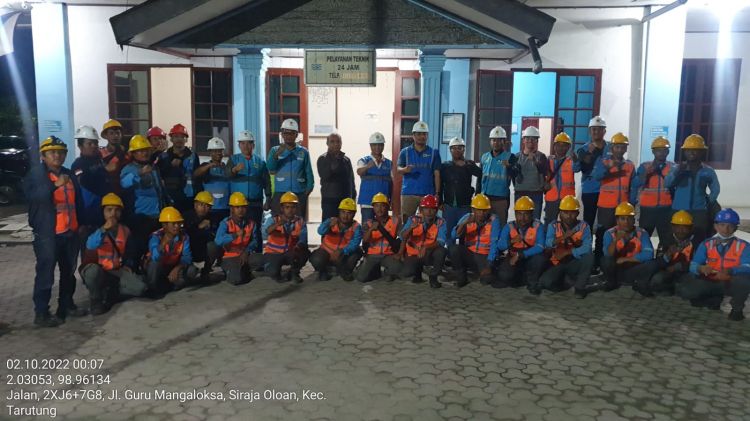 Kurang dari 24 Jam, 98 Persen Listrik Terdampak Gempa di Tapanuli Utara Telah Menyala