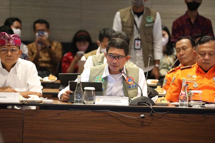 Jelang G20, Kepala BNPB Tegaskan Kesiapan Hadapi Potensi Bencana di Bali