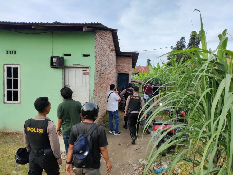 Polsek Percut Seituan Amankan Mesin Judi Jackpot dari Lahan Garapan Jermal