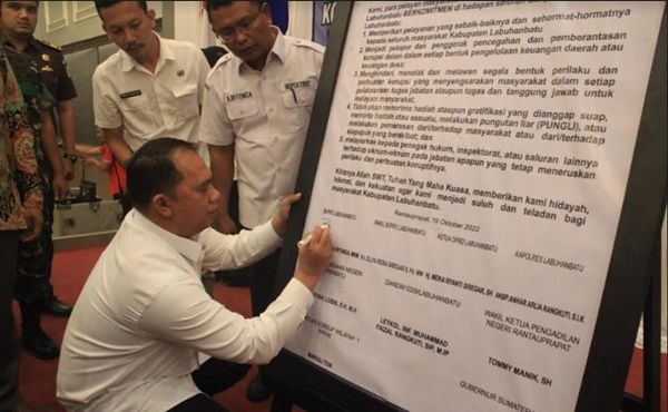 Tim Korsupgah Wilayah I KPK RI Monitoring Program Pemberantasan Korupsi di Labuhanbatu