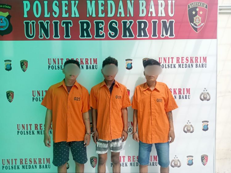 18 Kali Beraksi, 3  Spesialis Perampok Diringkus Polsek Medan Baru