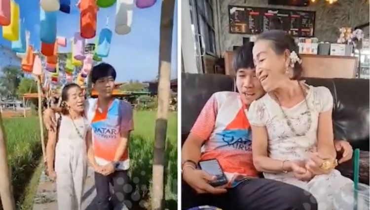 Viral ! Pria 19 Tahun Pacaran Sama Nenek 56 Tahun