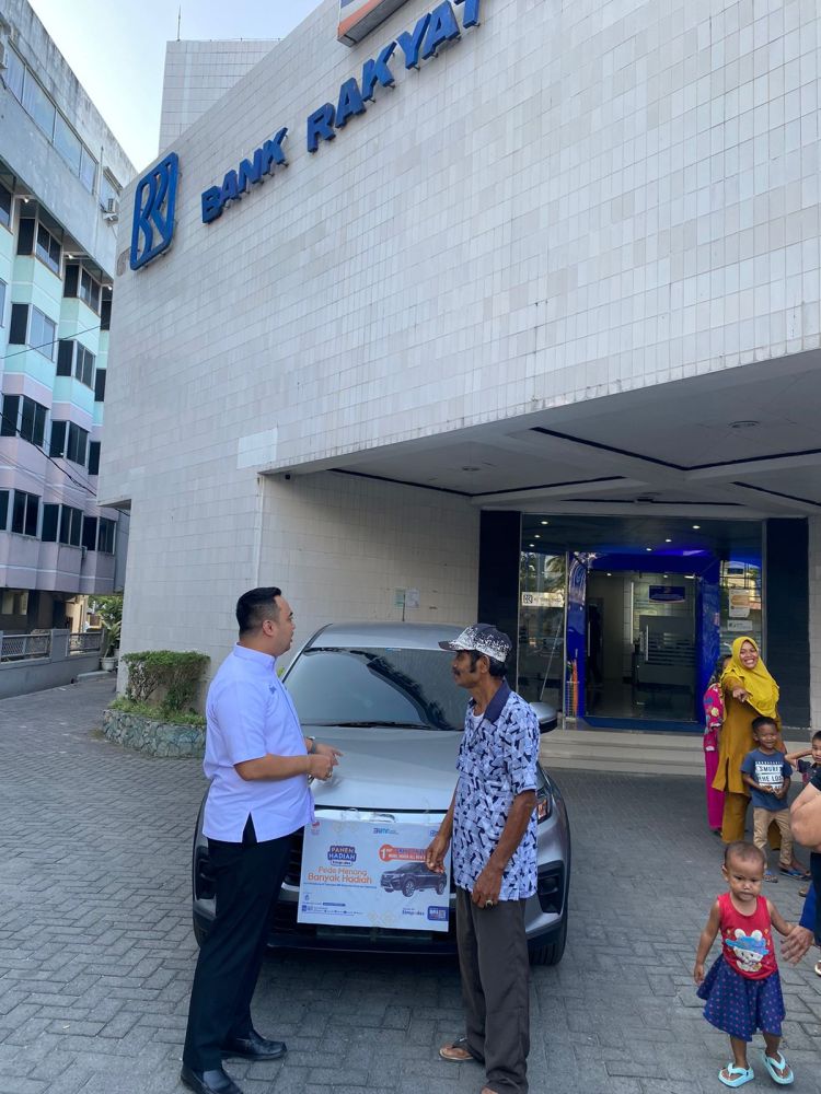 Wagino Nggak Nyangka Dapat Hadiah Mobil, Saat Nabung Di BRI