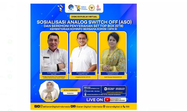 DPR RI: Perubahan TV Analog Menjadi TV Digital Hal yang Perlu Dilakukan