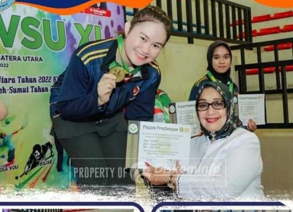 Wakil Bupati Labuhanbatu Pantau Langsung Pertandingan Tenis Meja Porprovsu
