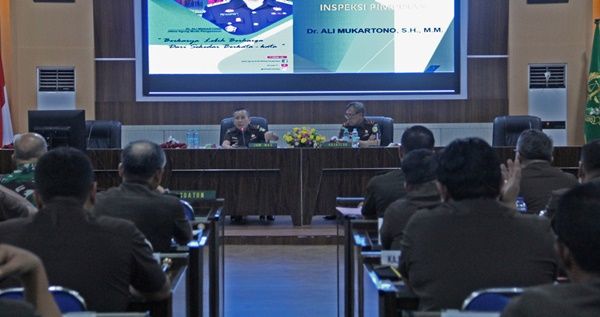 Jamwas di Kejati Sumut:  Seluruh Kajari dan Jajaran Agar Bekerja dengan Profesional