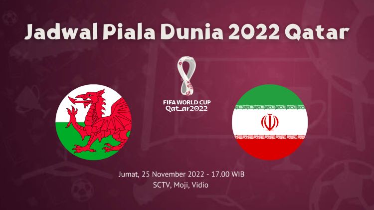Jangan Ketinggalan! Link Live Streaming dan Jadwal Pertandingan Wales vs Iran