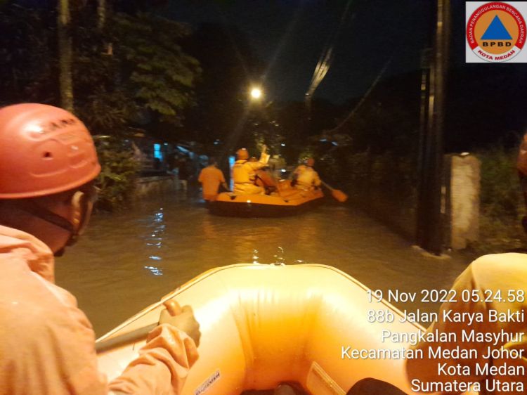 Total 5.907 Jiwa Terdampak Banjir di Kota Medan