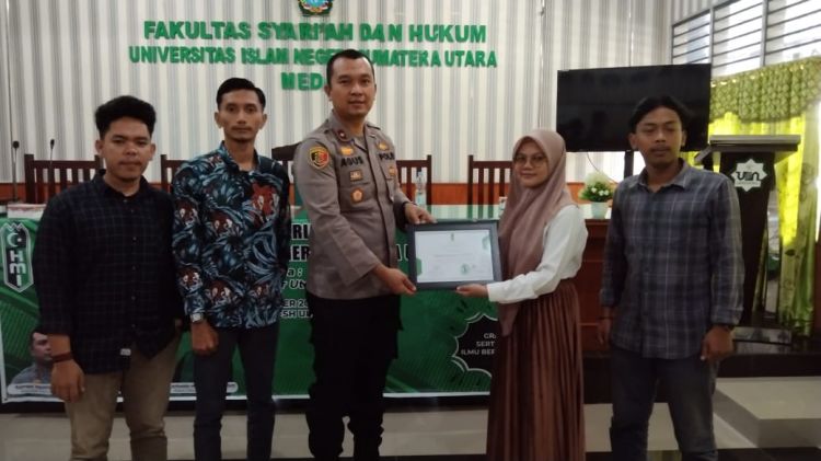 Kapolsek Percut Sei Tuan Narasumber Dialog Publik HMI UIN SU