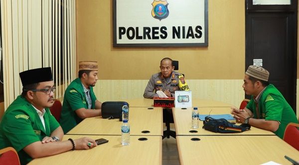 Kapolres Nias AKBP Luthfi Dukung Kegiatan Diklat GP Ansor Nias 1
