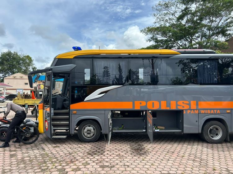 Amankan Aquabike Jetski Internasional 2023, Polda Sumut Turunkan Bus Canggih