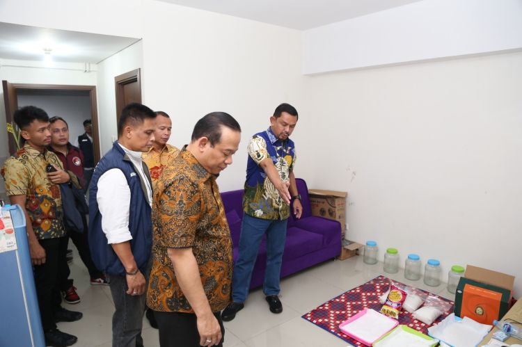 Satgas P3GN Polri Bongkar Laboratorium Sabu di Apartemen Tangerang