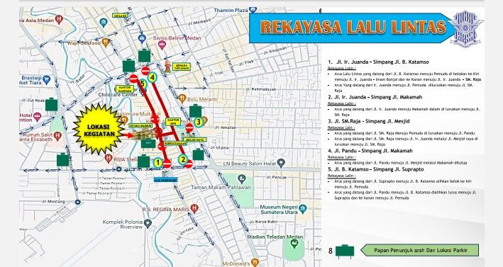 Ini Arus Lalin yang Dialihkan, Karena Ada Gebyar Seni Budaya di Istana Maimun