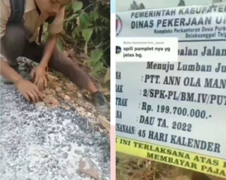 Terancam tak Dibayar, Proyek Pengaspalan di Desa Lumban Julu Doloksanggul Humbahas "Asal Jadi", Bupati Angkat Bicara