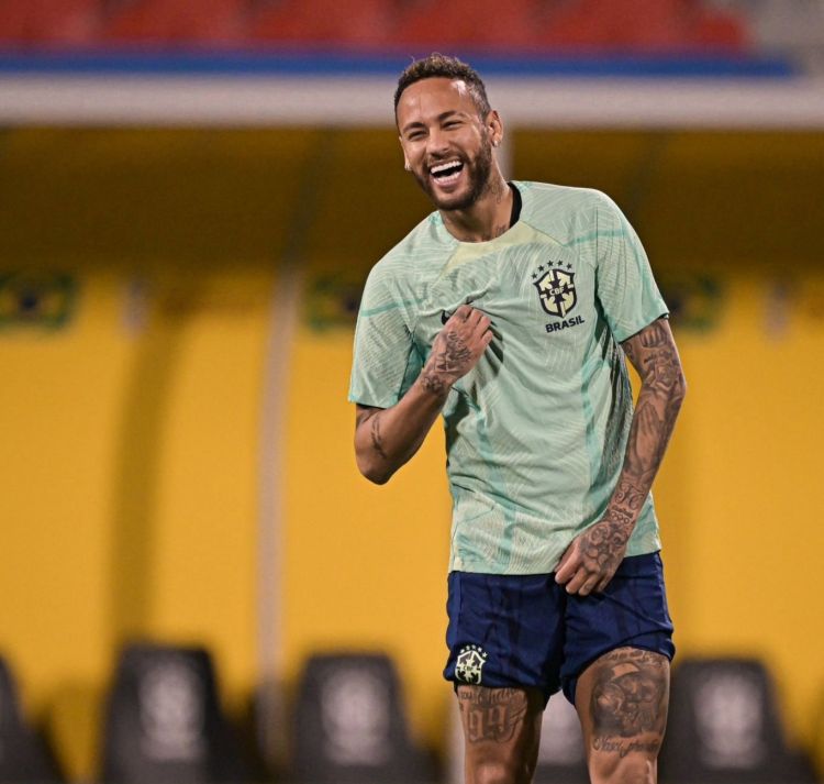 Neymar Bulatkan Tekad Bawa Brasil Juara Piala Dunia 2022