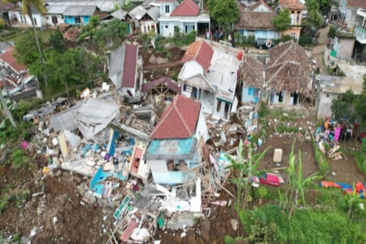 Seram ! 17 Hari, Tercatat 395  Kali Gempa Guncang Cianjur