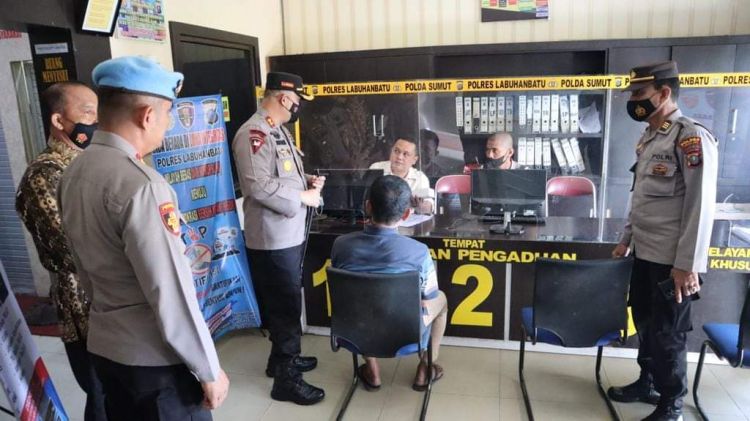 Kapolres Labuhanbatu Sidak Ruangan Pelayanan SPKT