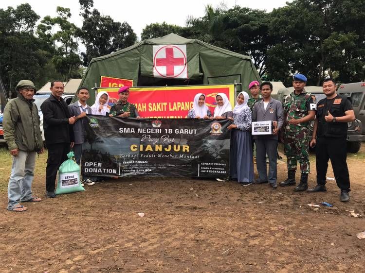 Komandan Pasukan Marinir Apresiasi JMSI Salurkan Bantuan Korban Gempa Cianjur