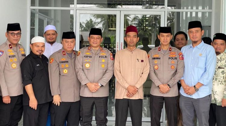 Silaturahmi dengan Kaops NCS Polri, UAS Serukan Masyarakat Jaga Ketertiban Jelang Pemilu
