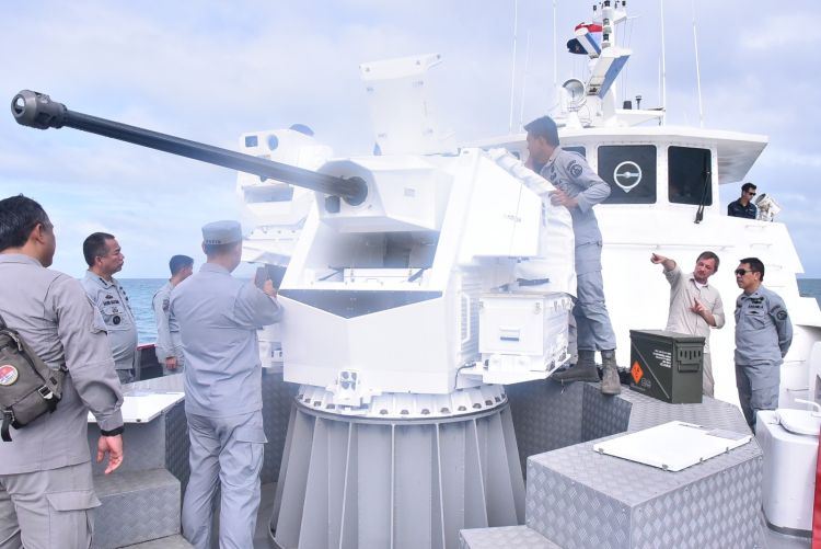 Bakamla Uji Fungsi Senjata Meriam 30 MM, Laksma Rudi: Demi Menjaga Laut Indonesia