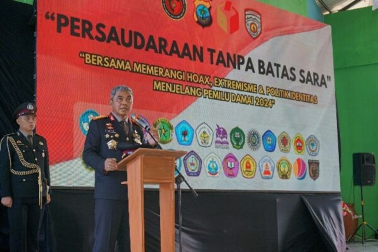 Kapolda Sulut Ingatkan Mahasiswa-Pelajar Perangi Hoaks dan Politik Identitas Jelang Pemilu 2024