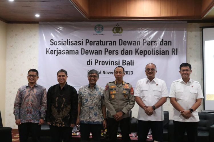 Polda Bali Bersama Dewan Pers Bekerjasama Dalam Rangka Perlindungan Pers