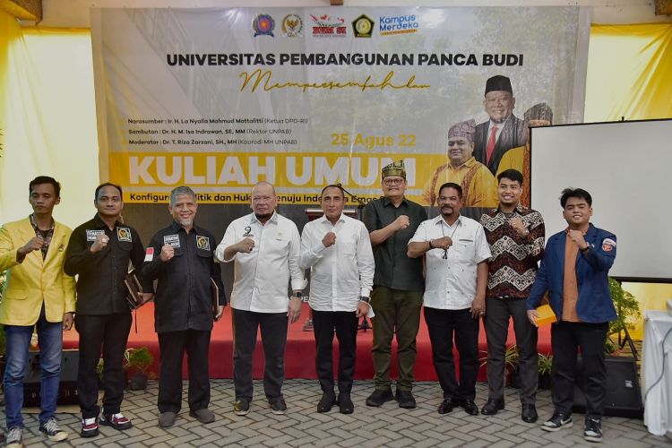 Ketua DPD RI, LaNyalla Mattalitti Beri Kuliah Umum di Panca Budi